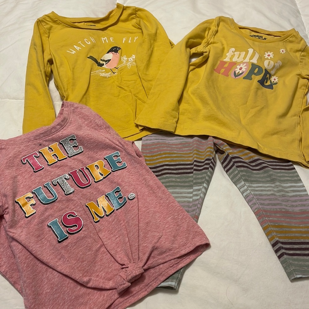 3 tops w marching leggings